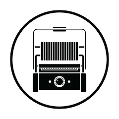 Image showing Kitchen electric grill icon