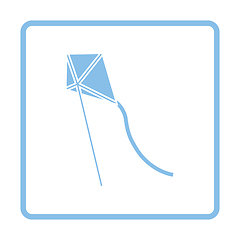 Image showing Kite in sky icon