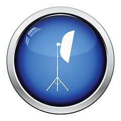 Image showing Icon of softbox light