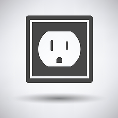 Image showing Electric outlet icon