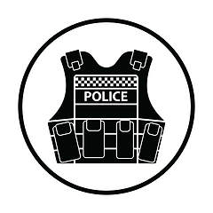 Image showing Police vest icon