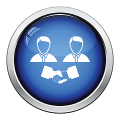 Image showing Hand shake icon