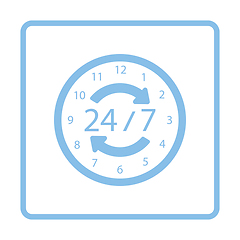 Image showing 24 hour icon
