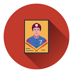 Image showing Baseball card icon