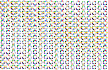 Image showing Texture from multicolored patterns with little people
