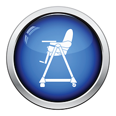 Image showing Baby high chair icon