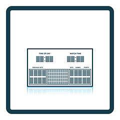 Image showing Tennis scoreboard icon