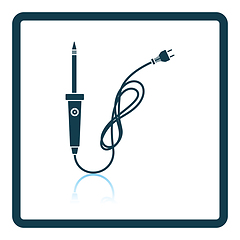 Image showing Soldering iron icon