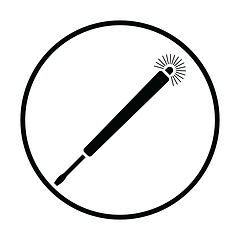 Image showing Electricity test screwdriver icon
