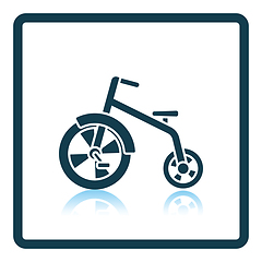 Image showing Baby trike icon