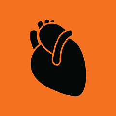 Image showing Human heart icon