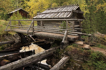 Image showing Wooden mill