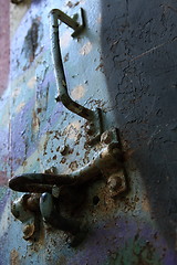 Image showing Old rusty door