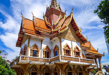 Image showing Wat Buppharam temple, Chiang Mai, Thailand