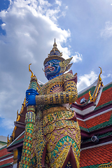 Image showing Yaksha statue, Grand Palace, Bangkok, Thailand