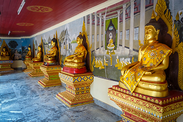 Image showing Buddha statue, Wat Doi Suthep temple, Chiang Mai, Thailand