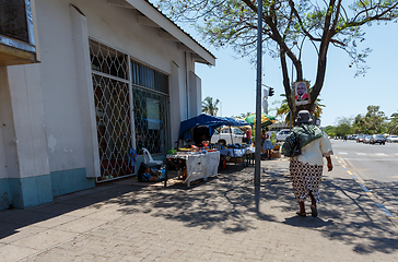 Image showing Street in Francis Town, Botswana