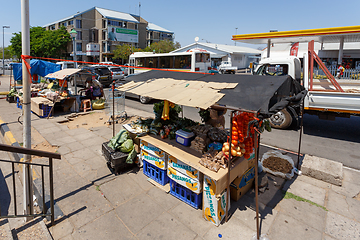 Image showing Street in Francis Town, Botswana