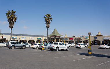 Image showing street in Swakopmund city, Namibia