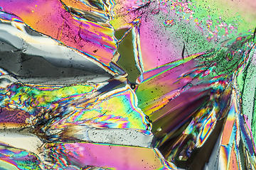 Image showing Trisodium citrate microcrystals