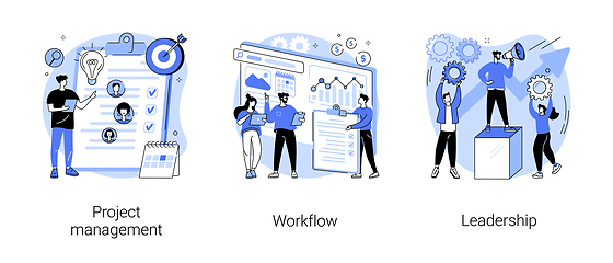 Image showing Business management abstract concept vector illustrations.