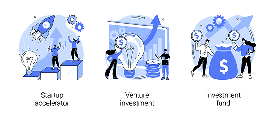 Image showing Business incubator abstract concept vector illustrations.