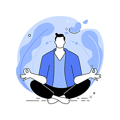 Image showing Mindfulness abstract concept vector illustration.