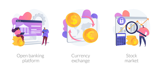 Image showing Financial system vector concept metaphors