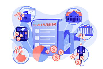 Image showing Estate planning concept vector illustration