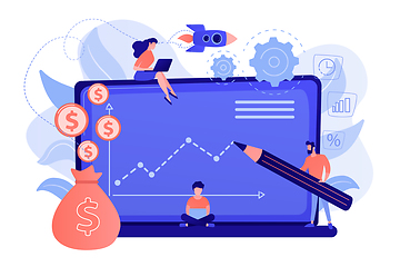 Image showing Investment fund concept vector illustration.