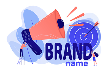 Image showing Brand name concept vector illustration.