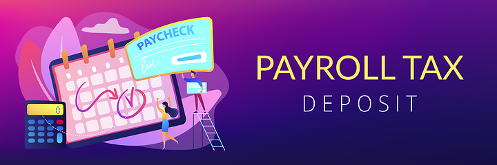 Image showing Paycheck concept banner header.