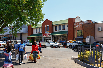 Image showing Street in Francis Town, Botswana