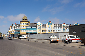 Image showing street in Swakopmund city, Namibia