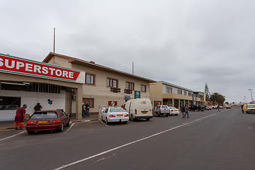 Image showing street in Walvis Bay city, Namibia