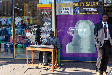 Image showing Street musician in Bulawayo City, Zimbabwe