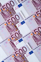 Image showing Euro banknotes