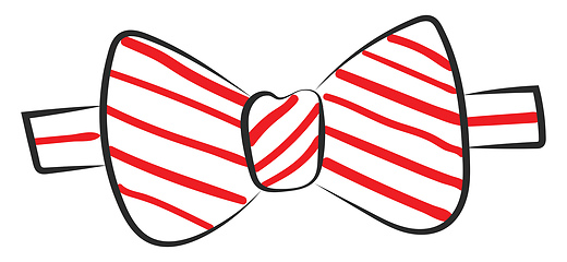 Image showing Costume bow vector or color illustration