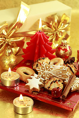 Image showing Delicious Christmas cookies