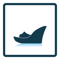 Image showing Platform shoe icon