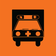 Image showing Ambulance car icon