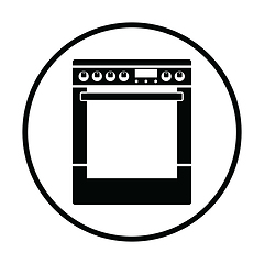 Image showing Kitchen main stove unit icon