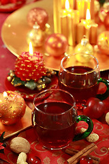 Image showing Hot drink for Christmas 