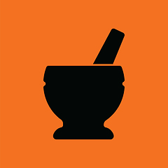 Image showing Mortar and pestle icon