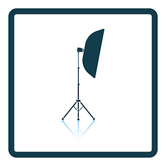 Image showing Icon of softbox light