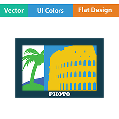 Image showing Digital photo frame icon