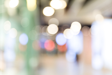 Image showing Blur abstract background from building hallway