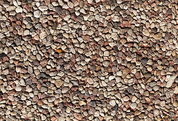 Image showing Stone wall, close-up