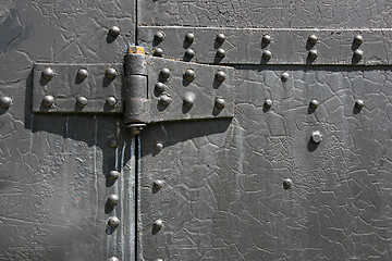 Image showing Metal hinge