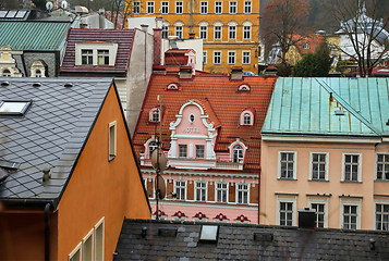 Image showing Old architecture of Karlovy Vary, Czech Republic